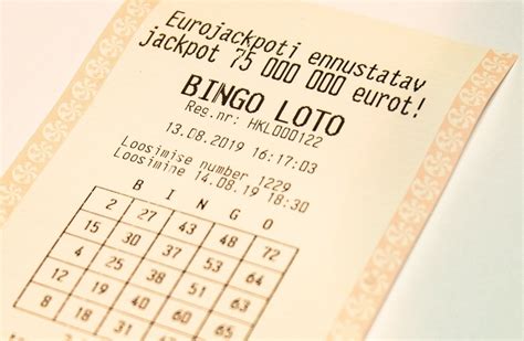 BINGO LOTO TÄNASED NUMBRID & LOOSIMISE .